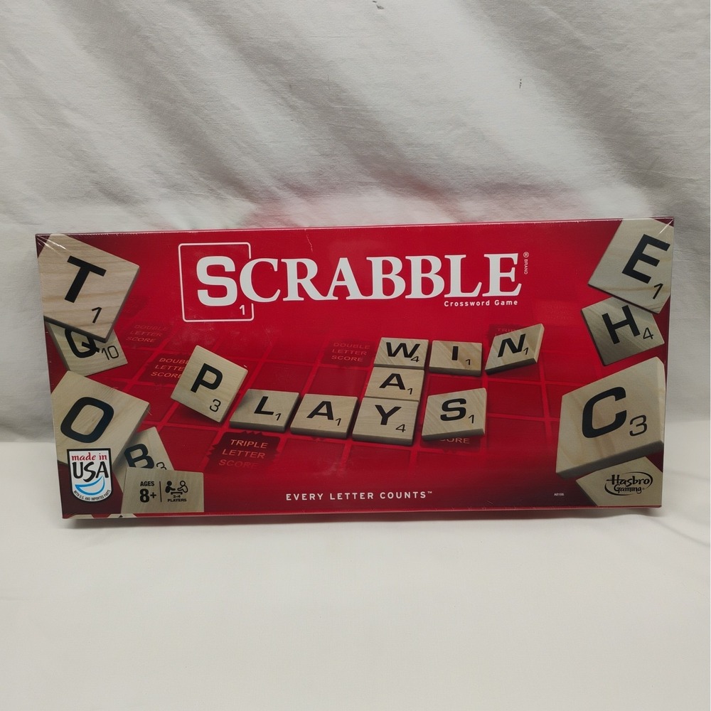 2013 Hasbro Scrabble Game - A8166 Brand New Factory Sealed